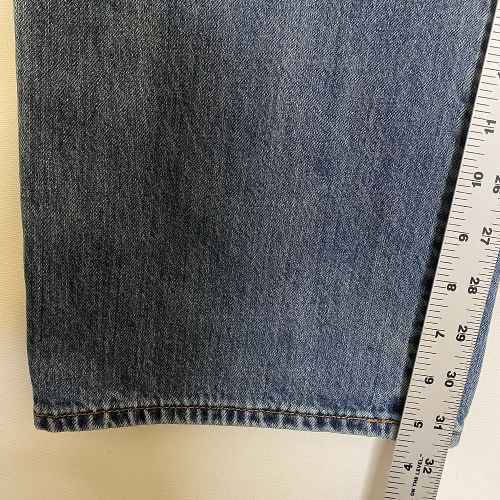 Lucky Brand 361 Vintage Straight Jeans Men 36x31 Blue Distressed Relaxed - Picture 9 of 14